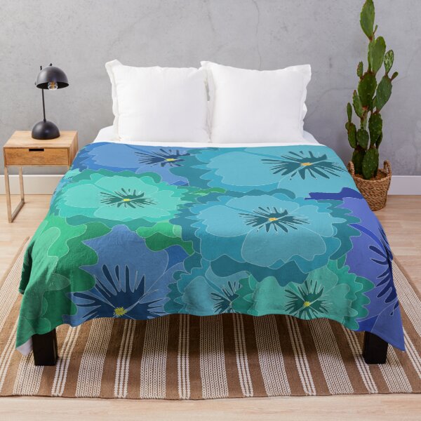 Item preview, Flowery blues and greens designed and sold by LadySancrisRose.