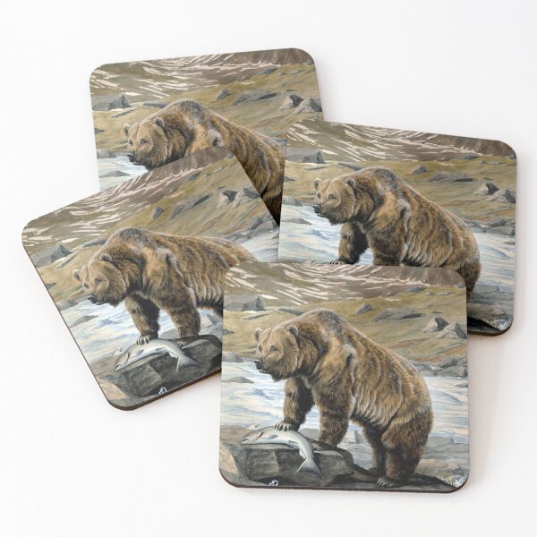 Item preview, An Alaskan Brown Bear - Louis Agassiz Fuertes - 1916 designed and sold by CJET.