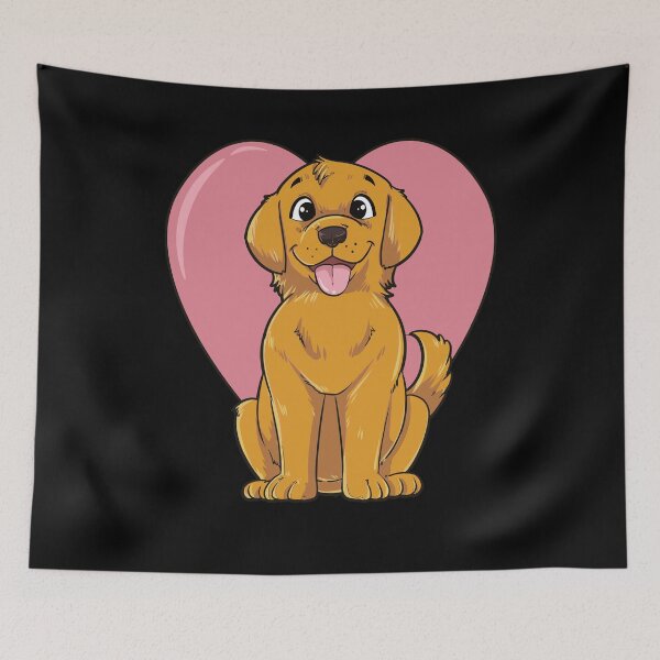 Item preview, Golden Retriever Puppy for Dog Lovers with Heart designed and sold by FalkDania.