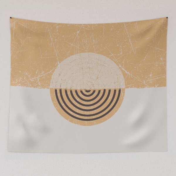 Item preview, Abstract Motif - Dark Concentric Semicircles designed and sold by JackMoreh.