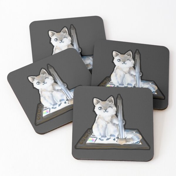 Item preview, Artist cats at night designed and sold by BunSmiles.