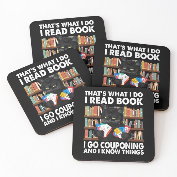 Item preview, That's What I Do I Read Book I Go Couponing Funny Cat  designed and sold by melisenda.