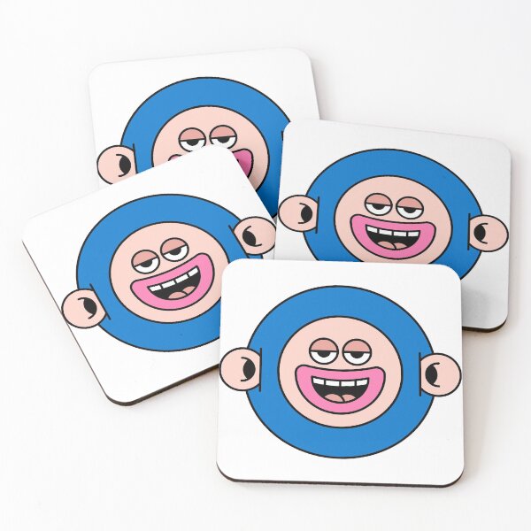 Item preview, Happy Monkey Monkey Purple Cute Monster Emoji designed and sold by PosterpartyCo.