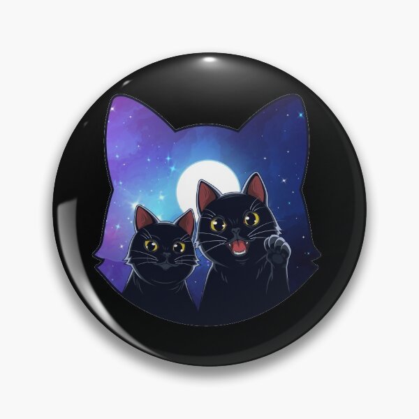 Item preview, Cat moonlight galaxy designed and sold by Lexy Oh.