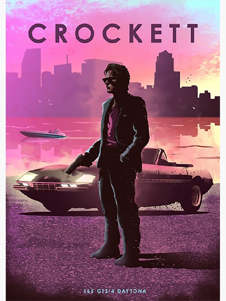 Sonny Crockett - Miami Vice - 365 GTS Daytona - Car Legends Poster for  Sale by Great-Peoples