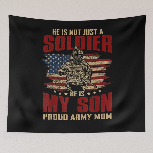 Item preview, My Son Is A Soldier Proud Army Mom Military Mothers Day Gift  designed and sold by melisenda.