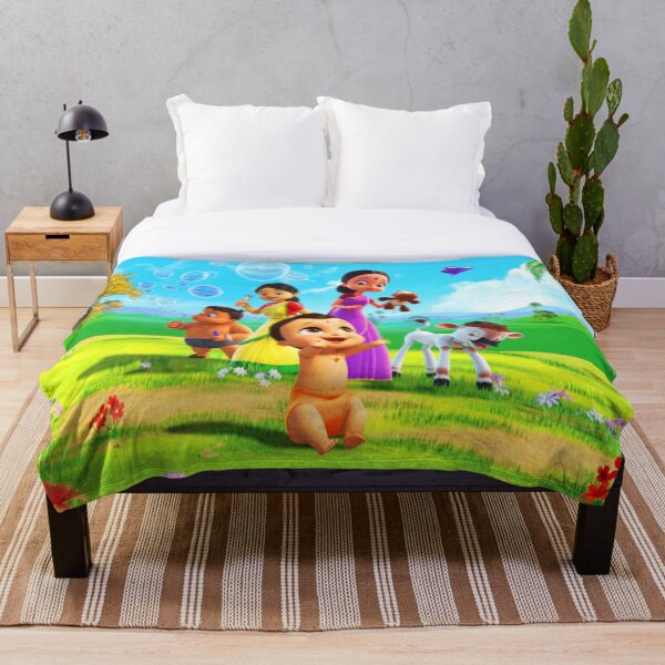Little Girl Throw Blankets Redbubble