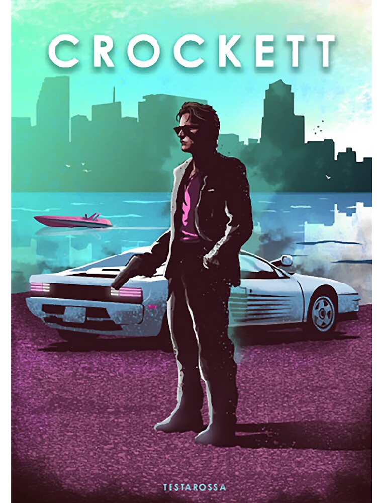 Sonny Crockett - Miami Vice - 365 GTS Daytona - Car Legends Poster for  Sale by Great-Peoples