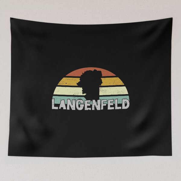 Item preview, Langenfeld Vintage Sunset - city outline designed and sold by AvilionDesigns.
