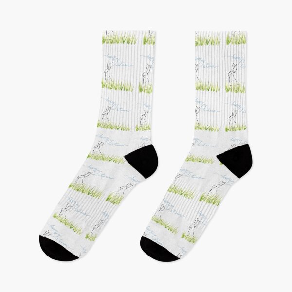 Item preview, Happy Ostara with Bunny and Green Grass designed and sold by cedarandsalt.