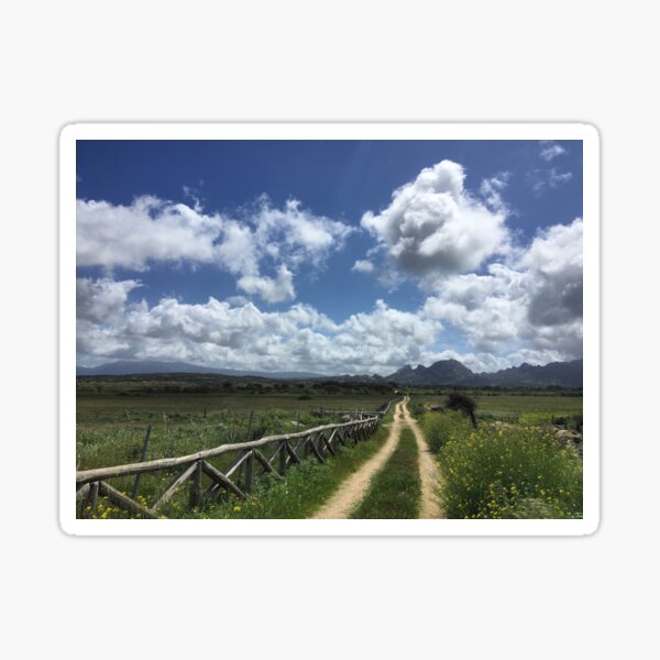 Sardinia, Italy - Pathway to Paradise Sticker