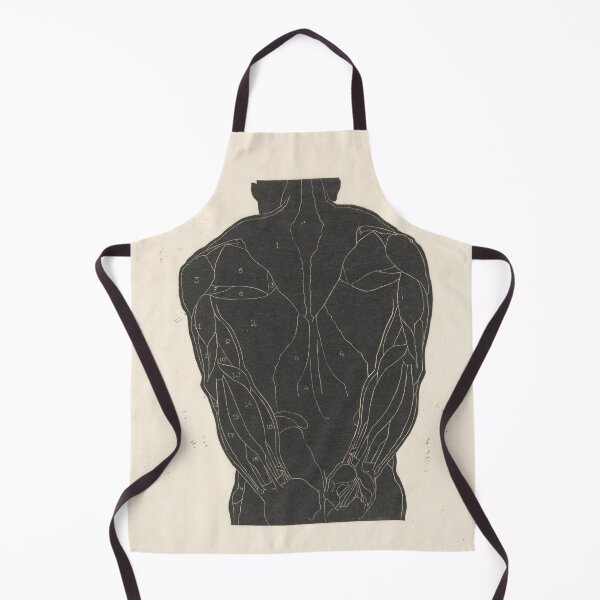 Item preview, Anatomical study of a man's back muscles designed and sold by Vintage Wall Art.