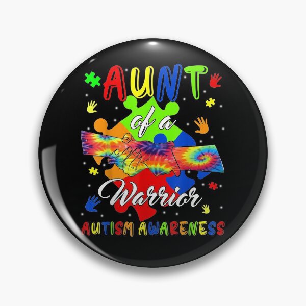 Item preview, Aunt Of A Warrior Autism Family Matching Autism Awareness  designed and sold by melisenda.