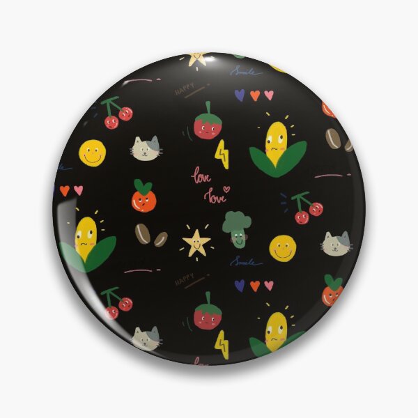 Item preview, Pattern draw fruits and vegetables designed and sold by framefemme.