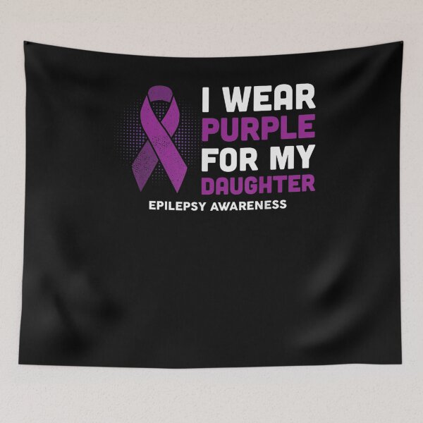 Item preview, I Wear Purple For My Daughter Epilepsy Awareness  designed and sold by melisenda.