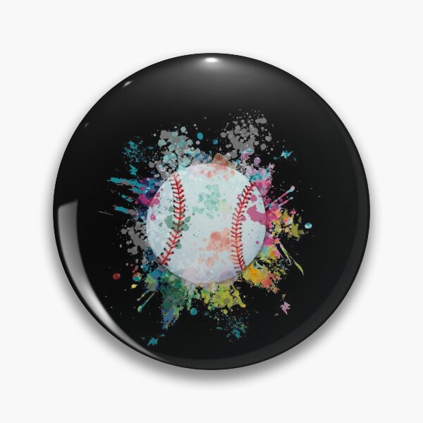 Item preview, Waterfabe Color Explosion Splash Design Baseball designed and sold by maddinstgt.