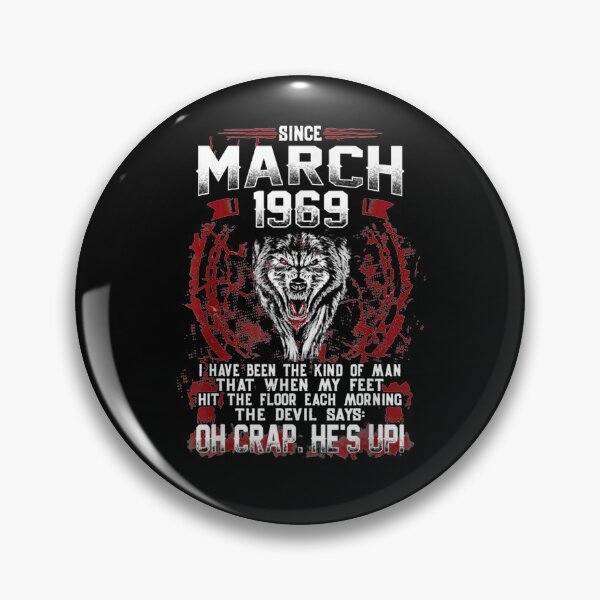 Item preview, Mens March 1969 Funny 52nd Birthday Gift Were Born Mar 1969  designed and sold by melisenda.