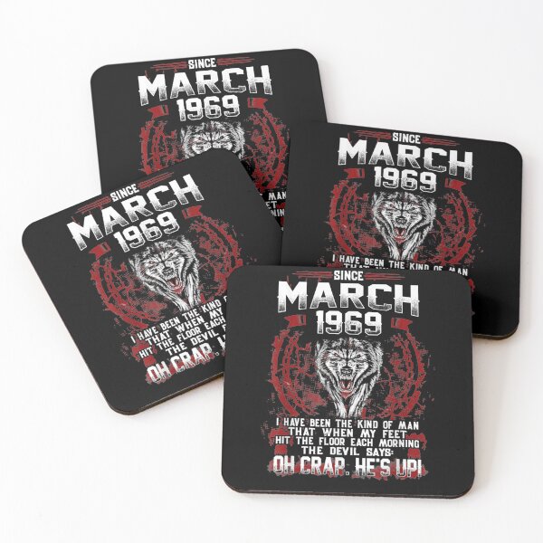 Item preview, Mens March 1969 Funny 52nd Birthday Gift Were Born Mar 1969  designed and sold by melisenda.