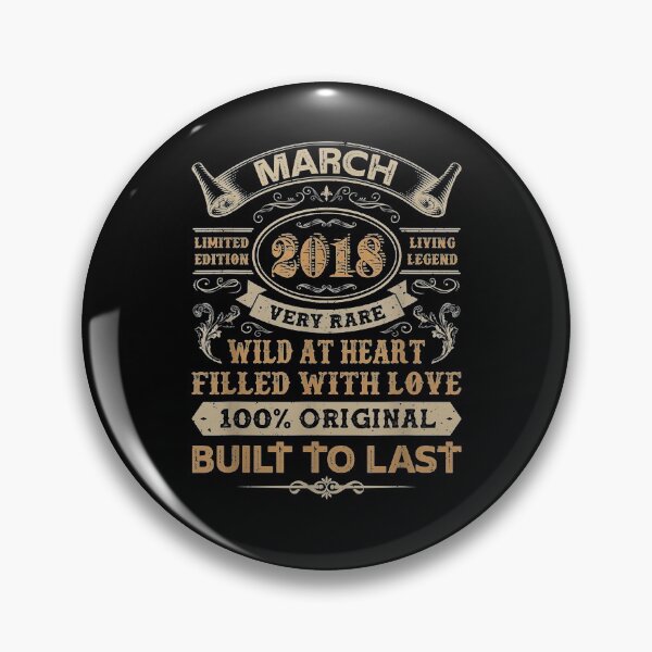 Item preview, 3rd Birthday Gifts Vintage Retro March 2018 3 Years Old  designed and sold by melisenda.