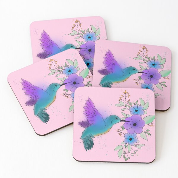 Item preview, Pastel Hummingbird designed and sold by beccaloui.