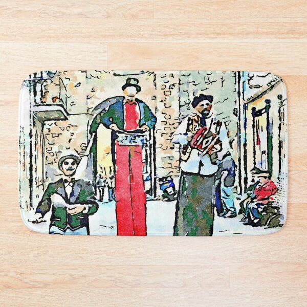 Item preview, Barbarano Romano: three acrobats designed and sold by Giuseppe Cocco.