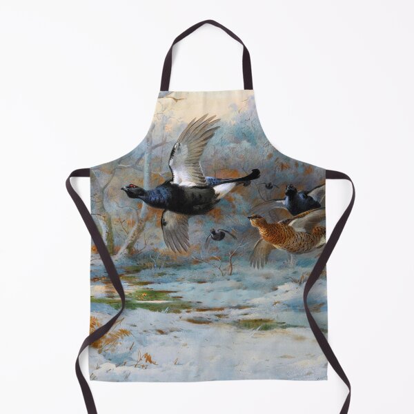 Item preview, Black Grouse in Flight in a Winter Woodland - Archibald Thorburn - 1923 designed and sold by CJET.