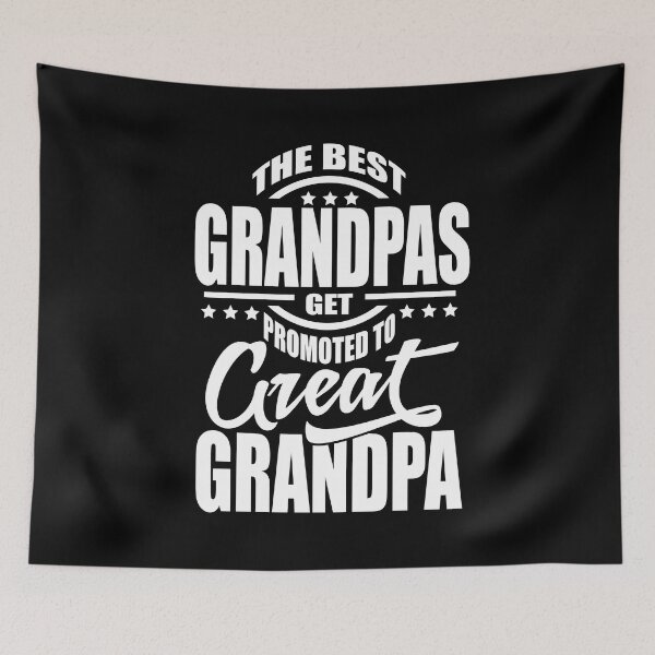 Item preview, The only best grandpas get promoted to great grandpa designed and sold by 2blackcherries.