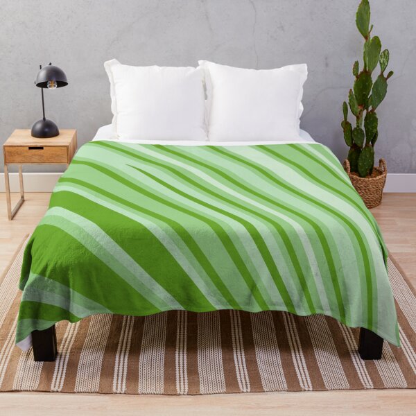 Item preview, Green Leaf Modern Abstract Curved Stripes designed and sold by patternsoup.