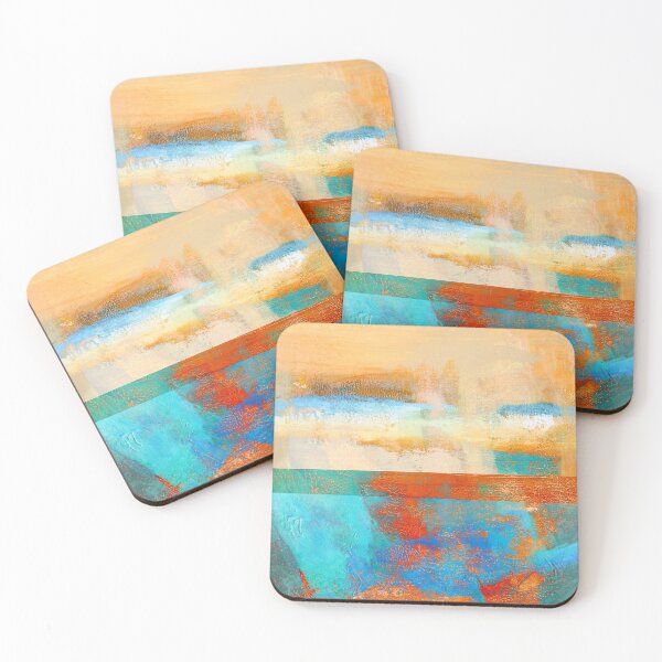 Item preview, Tropical Sea Abstract Painting designed and sold by NancyMerkle.