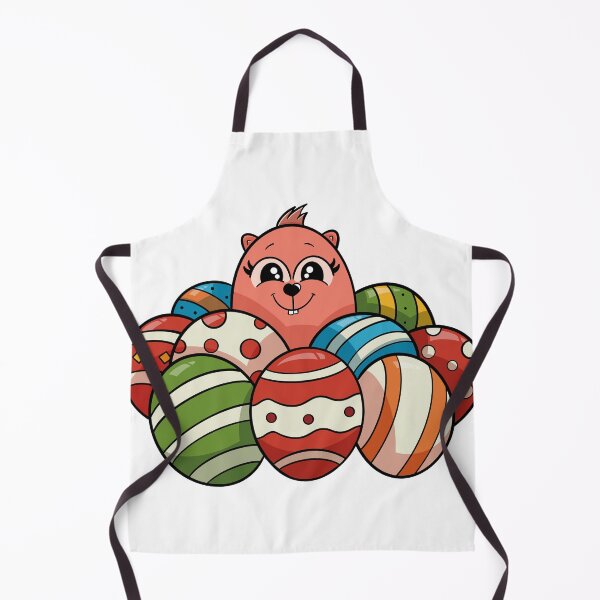 Item preview, Happy Easter! Cute cat surrounded by easter lovely chocolate eggs designed and sold by Nicoartlines.