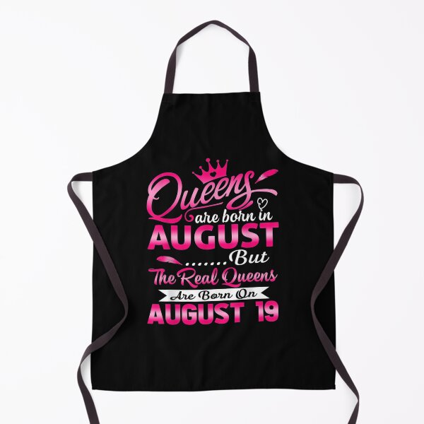 Item preview, Real Queens Are Born On August 19th Birthday Women designed and sold by melisenda.