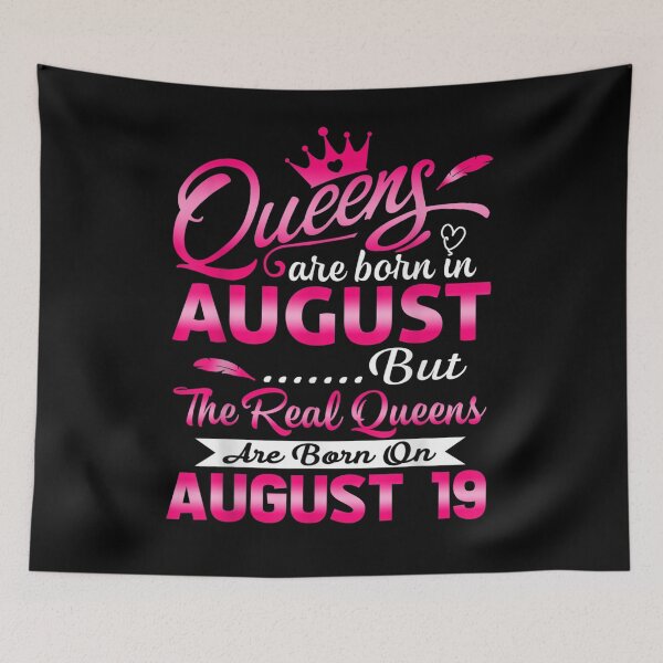 Item preview, Real Queens Are Born On August 19th Birthday Women  designed and sold by melisenda.