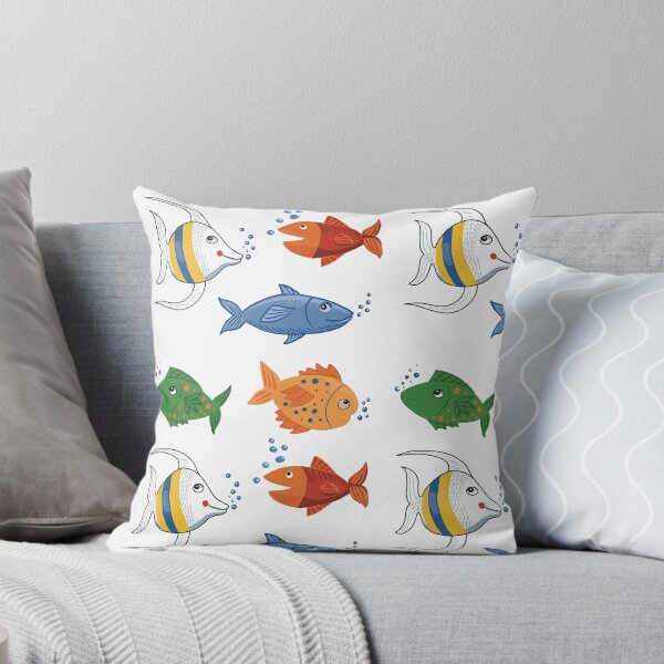 Item preview, Cute Cartoon Fish designed and sold by MargaritaMaxson.