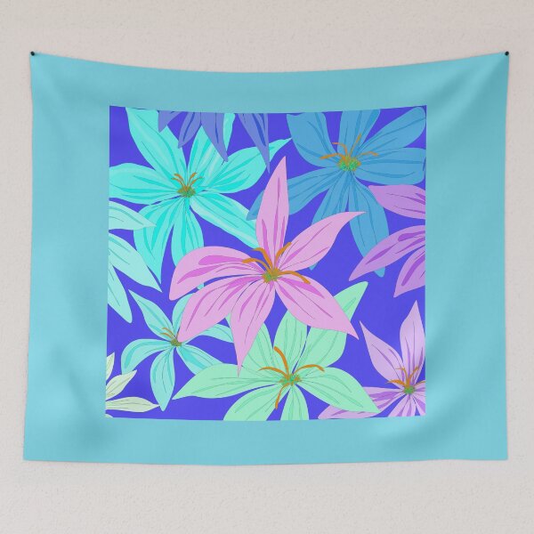 Item preview, LilyFlower Blue designed and sold by LadySancrisRose.