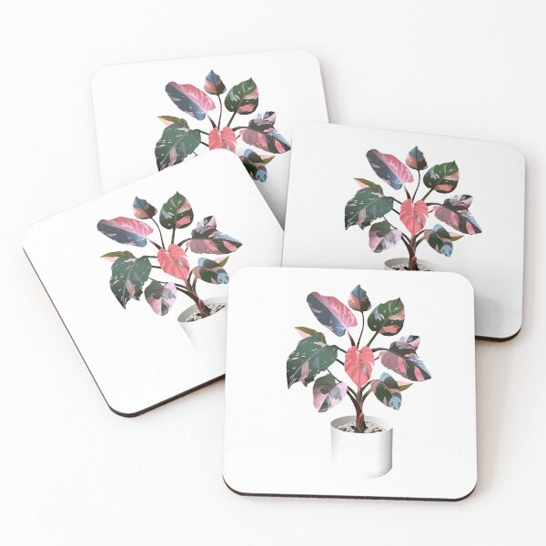 Item preview, Pink Princess Philodendron in Pot Graphic Drawing designed and sold by Akvauter.