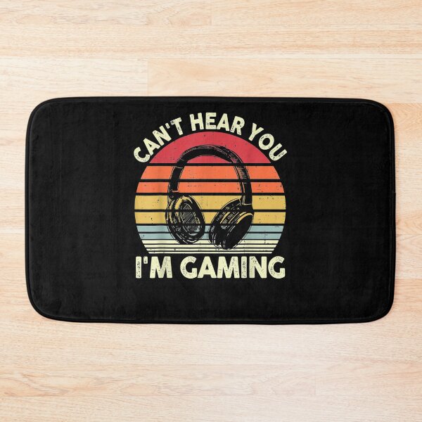 Item preview, Can't Hear You I'm Gaming Vintage Headset Funny Game Lovers  designed and sold by melisenda.