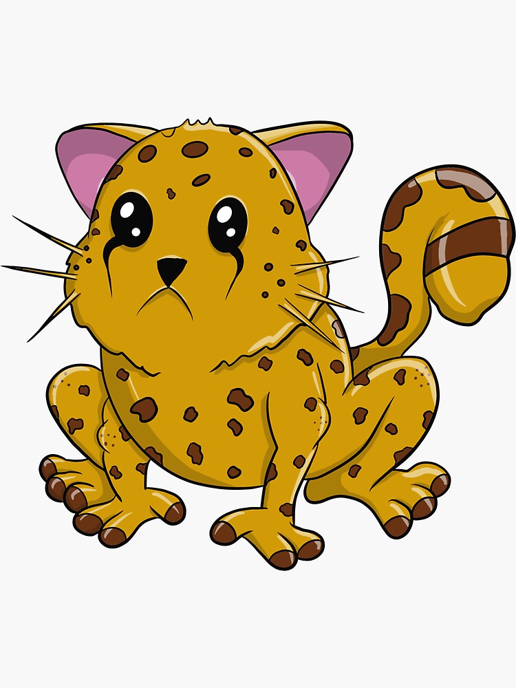 leopard-frog-strange-animal-names-sticker-for-sale-by-awar-art1