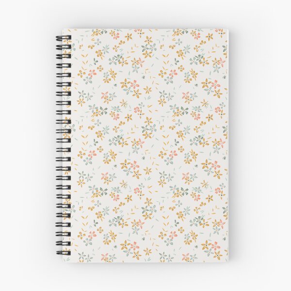 Item preview, White, Coral, & Teal Simple Ditsy Floral designed and sold by StudioPosies.