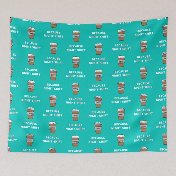 Item preview, Coffee because night shift designed and sold by Ollie P.  Leo.