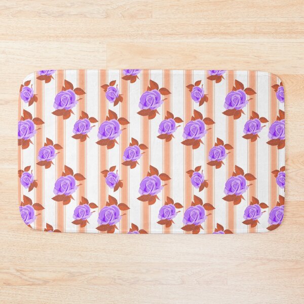 Item preview, Autumn roses in stripes designed and sold by MadameCat-Art.
