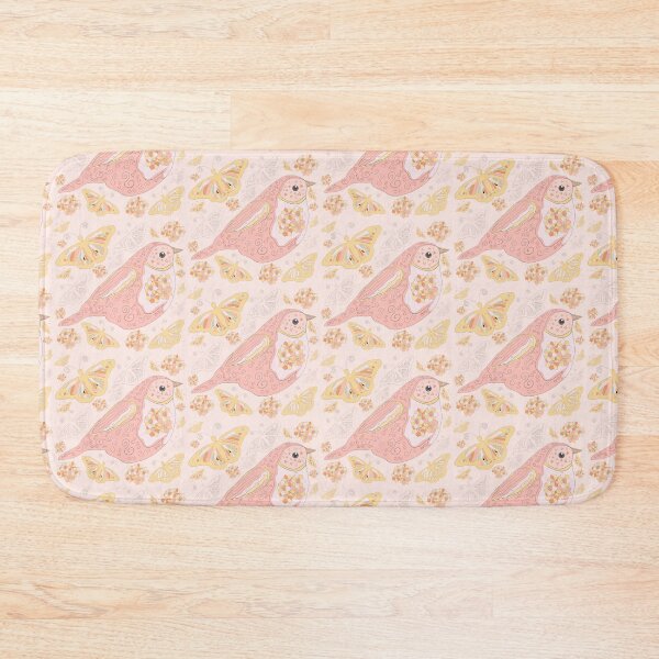 Item preview, Pink Bird, Cute Butterflies and Vintage Flowers designed and sold by ZophiaSolaris.