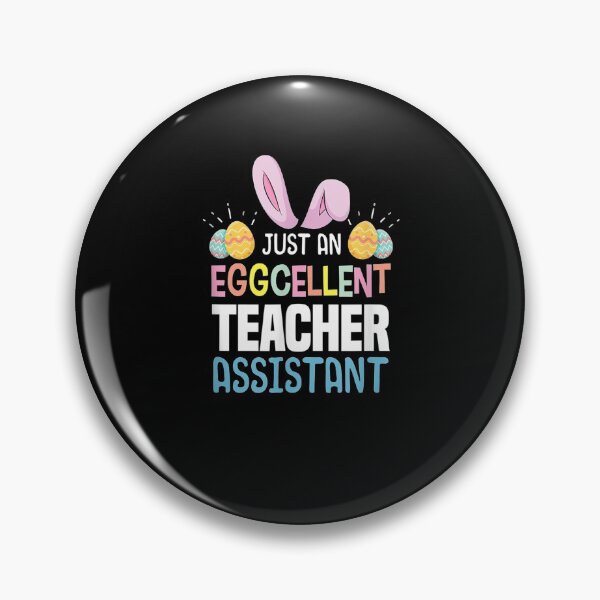 Item preview, Eggcellent Teacher Assistant Easter Egg Bunny Ears  designed and sold by melisenda.
