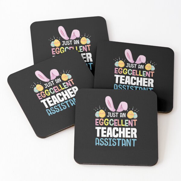 Item preview, Eggcellent Teacher Assistant Easter Egg Bunny Ears  designed and sold by melisenda.