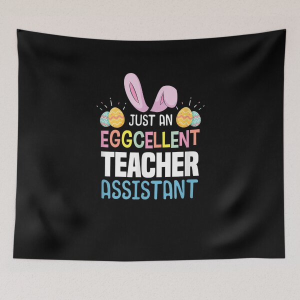 Item preview, Eggcellent Teacher Assistant Easter Egg Bunny Ears  designed and sold by melisenda.