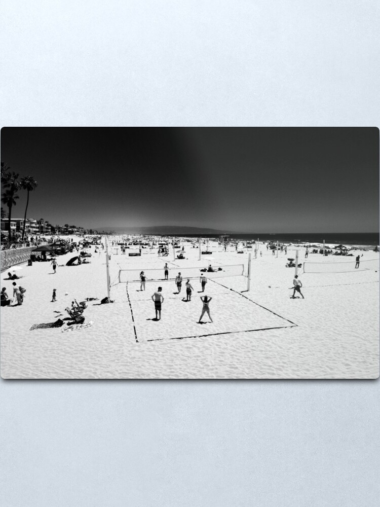 Alternate view of Volleyball Manhattan Beach - California USA Metal Print