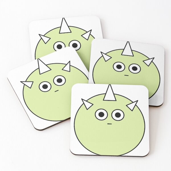 Item preview, Shocked Green Cute Monster Emoji designed and sold by PosterpartyCo.