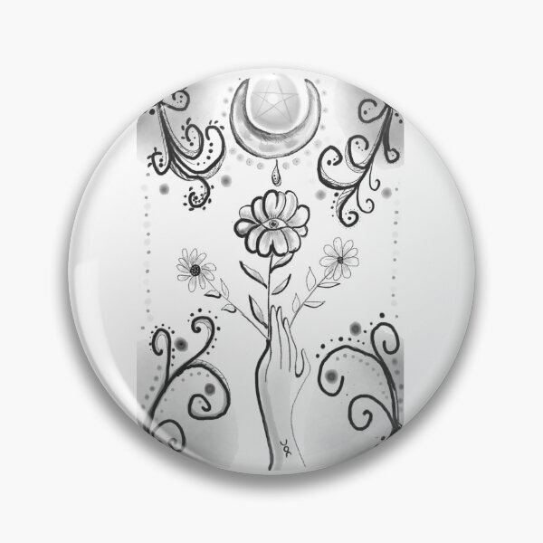 Item preview, Moon craft, Wicca art, a hand offering gifts with thanks to the moon.  designed and sold by Izzy83.