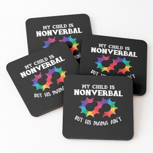 Item preview, Autism Awareness - My Child Is Nonverbal Mom Puzzle Piece designed and sold by Dressed For  Duty.