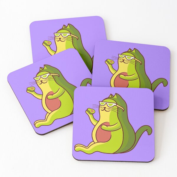 Item preview, Cool Avocado Cat designed and sold by Timegraf.