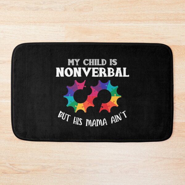 Item preview, Autism Awareness - My Child Is Nonverbal Mom Puzzle Piece designed and sold by Dressed For  Duty.